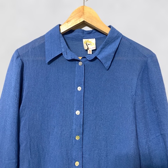 Fig and Flower Floral Button Down Shirt - Picture 3 of 6